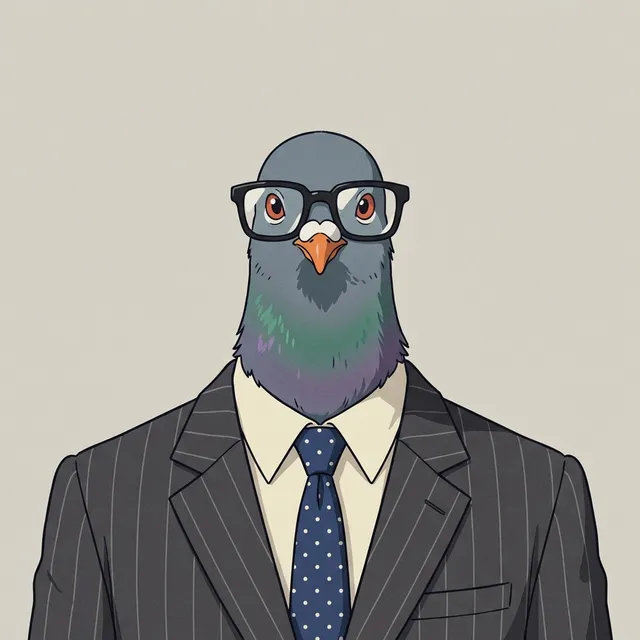 Millicent B. Bumble — Pigeon, Intern of Synergy