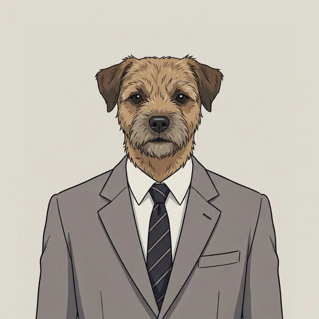 Humphrey I. Wormwood Esq. — Border Terrier, Intern of Pest Control
