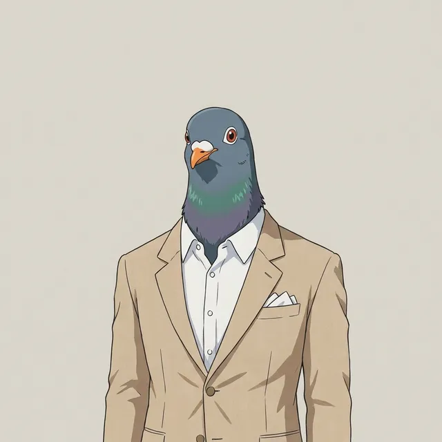 Dave R. Grimsby — Pigeon, Intern of Synergy
