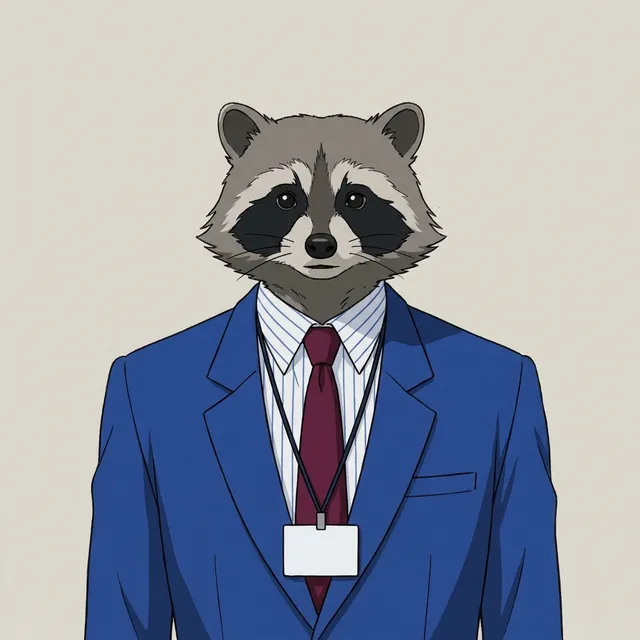 Mavis E. Pickering — Raccoon, Intern of Procurement