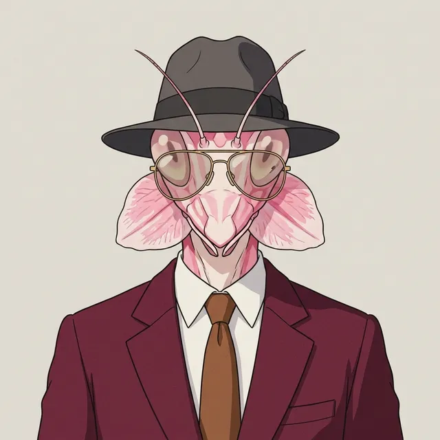 Millicent K. Higginbotham Jr. — Orchid Mantis, Manager of Brand Design